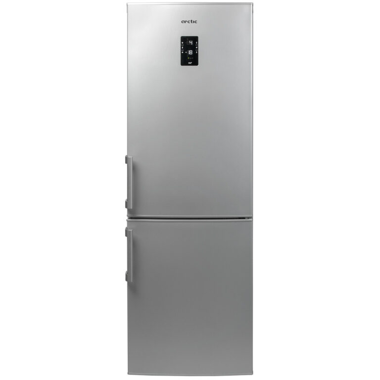 Combina frigorifica Arctic ANK326NFS+, 287 l, Clasa A+, Argintiu