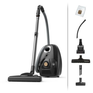 Aspirator cu sac Rowenta Green Force Effitech Total Clean RO6189EA, 400W, 3 niveluri de filtrare, lungime cablu 8.4m, recipient praf 4.5L, perie EasyBrush, indicator umplere sac (Negru) Aspirator cu sac Rowenta Green Force Effitech Total Clean RO6189EA, 400W, 3 niveluri de filtrare, lungime cablu 8.4m, recipient praf 4.5L, perie EasyBrush, indicator umplere sac (Negru)