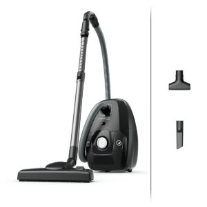 Aspirator cu sac Rowenta Green Force Max Silence RO6136EA 750 W 70% plastic reciclat 3 niveluri de filtrare sac Hygiene+ Negru/argintiu Aspirator cu sac Rowenta Green Force Max Silence RO6136EA 750 W 70% plastic reciclat 3 niveluri de filtrare sac Hygiene+ Negru/argintiu