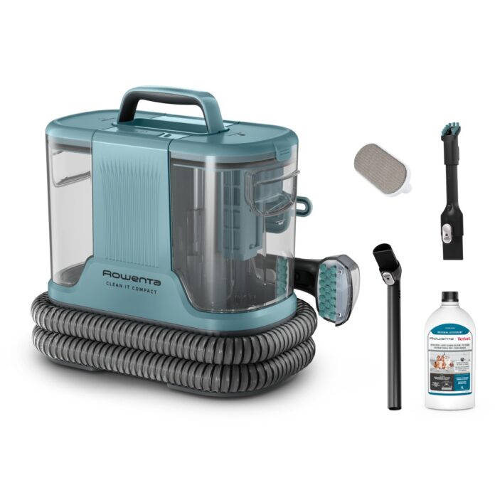 Aspirator cu spalare Rowenta Clean IT Compact IN3021F0 400W rezervor apa & detergent 1.4L rezervor apa murdara 0.85L functie autocuratare accesor Aspirator cu spalare Rowenta Clean IT Compact IN3021F0 400W rezervor apa & detergent 1.4L rezervor apa murdara 0.85L functie autocuratare accesor