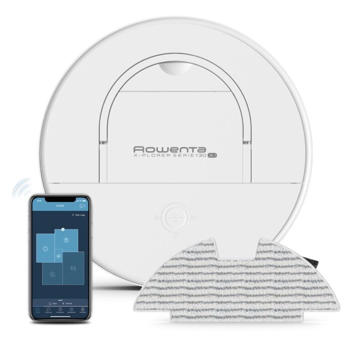 Aspirator robot Rowenta X-Plorer S130 AI RR9067WH 8 cm grosime cartografiere permanenta Tehnologia Smart Exploration autonomie 120 min Alb Aspirator robot Rowenta X-Plorer S130 AI RR9067WH 8 cm grosime cartografiere permanenta Tehnologia Smart Exploration autonomie 120 min Alb