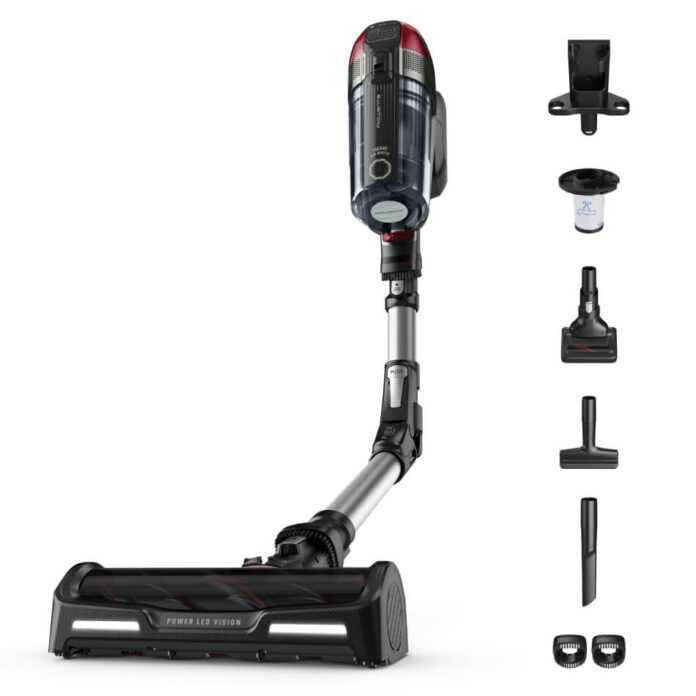 Aspirator vertical Rowenta X-Force Flex 12.60 RH98A7WO 320W 25.2V capacitate praf 0.9L autonomie 45 minute perie animal turbo gri & rosu Aspirator vertical Rowenta X-Force Flex 12.60 RH98A7WO 320W 25.2V capacitate praf 0.9L autonomie 45 minute perie animal turbo gri & rosu