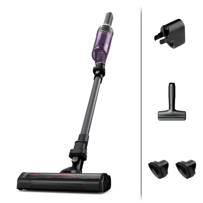 Aspirator vertical fără fir Rowenta X-Nano RH1128WO  Tehnologie 2 în 1  mod de aspirator de mână  autonomie max 40 min  negru