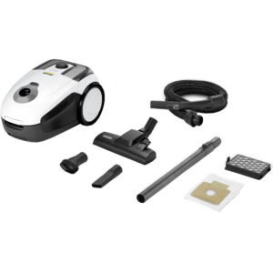 Aspirator cu sac Karcher VC 2 1.198-035.0, 700 W, 2.8 l, Tub Telescopic, Filtru HEPA 13, Alb/Negru Aspirator cu sac Karcher VC 2 1.198-035.0, 700 W, 2.8 l, Tub Telescopic, Filtru HEPA 13, Alb/Negru
