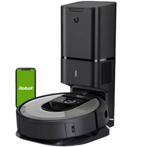 Aspirator robot iRobot Roomba I7+7556, Wi-Fi, 26Wh, 0.4 L, 33 W, Senzor anti-cadere, 3-Stage Cleaning System, Golire automata gunoi, Gri deschis Aspirator robot iRobot Roomba I7+7556, Wi-Fi, 26Wh, 0.4 L, 33 W, Senzor anti-cadere, 3-Stage Cleaning System, Golire automata gunoi, Gri deschis