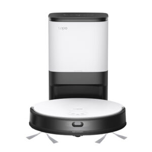 Aspirator robot TP-Link Tapo RV20 Mop Plus, Mop integrat, Statie cu golire automata 4 L, Autonomie 3 ore, LiDAR, Alb/Negru Aspirator robot TP-Link Tapo RV20 Mop Plus, Mop integrat, Statie cu golire automata 4 L, Autonomie 3 ore, LiDAR, Alb/Negru