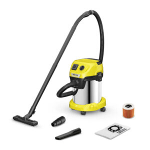 Aspirator uscat/umed Karcher WD 3 P S V-17/4/20, 17 L, Functie suflare, Maner detasabil, Pastrare accesorii pe aparat, Galben Aspirator uscat/umed Karcher WD 3 P S V-17/4/20, 17 L, Functie suflare, Maner detasabil, Pastrare accesorii pe aparat, Galben