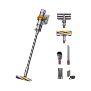Aspirator vertical Dyson V15 Detect Absolute 2023, 0.77 l, 660 W, Autonomie 60 minute, Galben/Nichel Aspirator vertical Dyson V15 Detect Absolute 2023, 0.77 l, 660 W, Autonomie 60 minute, Galben/Nichel