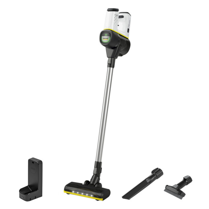 Aspirator vertical Karcher VC 6 Cordless ourFamily, 0.8 l, 250 W, HEPA 12, Alb/Negru Aspirator vertical Karcher VC 6 Cordless ourFamily, 0.8 l, 250 W, HEPA 12, Alb/Negru