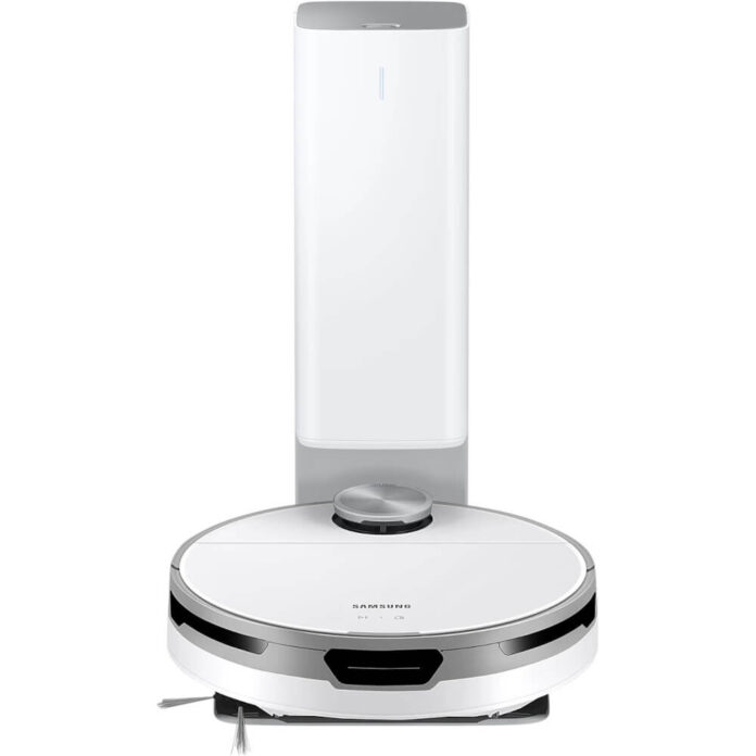 Aspirator robot Samsung JetBot+ VR30T85513W/GE, Clean Station, Senzor Li-Dar, Motor Digital Inverter, Select Go, No go Zone, Aspirare uscata, 60W, 0.3L, Alb Aspirator robot Samsung JetBot+ VR30T85513W/GE, Clean Station, Senzor Li-Dar, Motor Digital Inverter, Select Go, No go Zone, Aspirare uscata, 60W, 0.3L, Alb