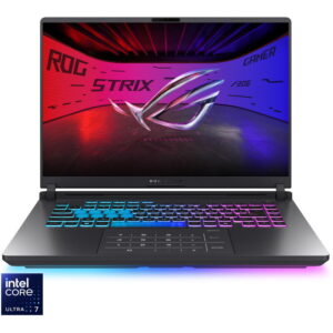Laptop Gaming ASUS ROG Strix G16 G615LH (Procesor Intel® Core™ Ultra 7 255HX (30M Cache, up to 5.20 GHz), 16inch 2.5K 240Hz, 16GB, 512GB SSD, NVIDIA GeForce RTX 5050 @8GB, Negru/Gri) Laptop Gaming ASUS ROG Strix G16 G615LH (Procesor Intel® Core™ Ultra 7 255HX (30M Cache, up to 5.20 GHz), 16inch 2.5K 240Hz, 16GB, 512GB SSD, NVIDIA GeForce RTX 5050 @8GB, Negru/Gri)
