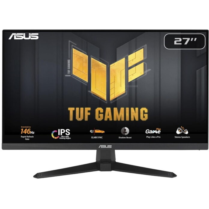 Monitor Gaming IPS LED ASUS TUF Gaming 23.8inch VG249QE5A, Full HD (1920 x 1080), HDMI, DisplayPort, Boxe, 146 Hz, 1 ms (Negru) Monitor Gaming IPS LED ASUS TUF Gaming 23.8inch VG249QE5A, Full HD (1920 x 1080), HDMI, DisplayPort, Boxe, 146 Hz, 1 ms (Negru)