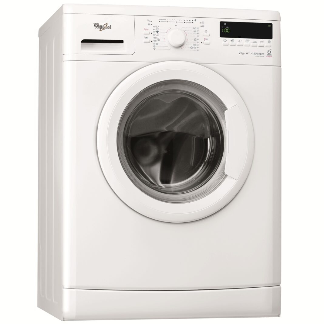 Masina de spalat rufe 6th Sense Whirlpool AWOC70120, 1200 RPM, 7 Kg, Clasa A++, Alb Masina de spalat rufe 6th Sense Whirlpool AWOC70120, 1200 RPM, 7 Kg, Clasa A++, Alb