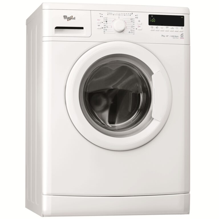 Masina de spalat rufe 6th Sense Whirlpool AWOC70120, 1200 RPM, 7 Kg, Clasa A++, Alb
