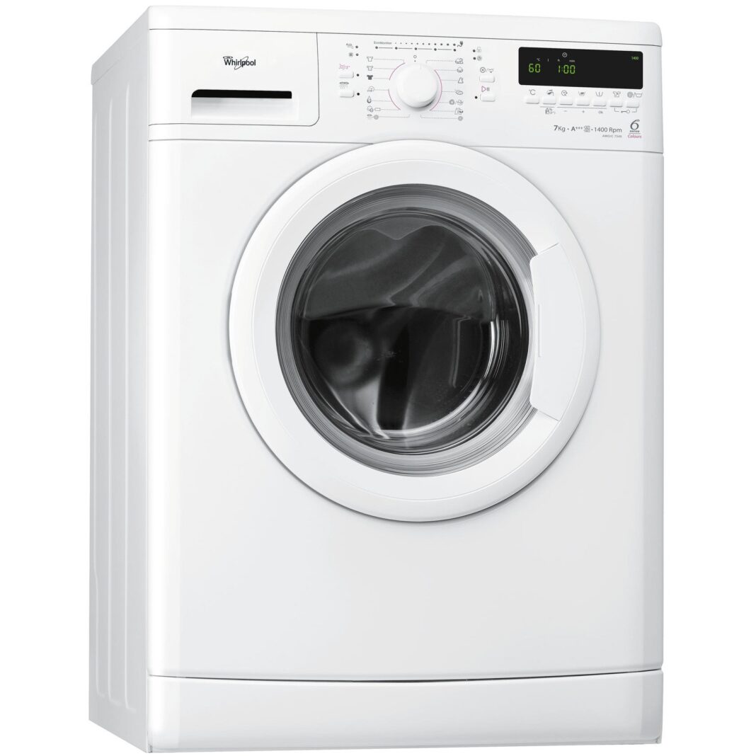 Masina de spalat rufe Whirlpool AWO/C 7540, 7 kg, 1400 RPM, 6th Sense Colours, Clasa A+++, Alb