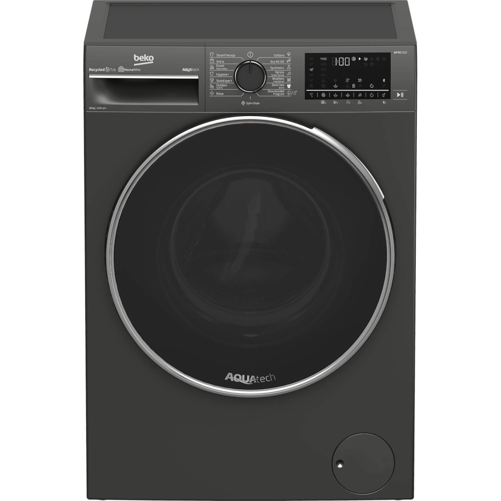 Masina de spalat rufe Beko B3WFU510418M, 1400 RPM, 10 kg, Recycled Tub, Homewiz Remote Control, Motor ProSmart Inverter, AddXtra, Hygiene+, SteamCure, Clasa A Masina de spalat rufe Beko B3WFU510418M, 1400 RPM, 10 kg, Recycled Tub, Homewiz Remote Control, Motor ProSmart Inverter, AddXtra, Hygiene+, SteamCure, Clasa A