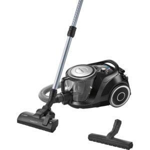 Aspirator fara sac Bosch ProSilence BGS41SIL66, 2.4 L, 600 W, Nivel zgomot 66 dB, 25.4 kWh/an, Tub telescopic, Sistem EasyClean, Tehnologie Smart Sensor Control, Negru Aspirator fara sac Bosch ProSilence BGS41SIL66, 2.4 L, 600 W, Nivel zgomot 66 dB, 25.4 kWh/an, Tub telescopic, Sistem EasyClean, Tehnologie Smart Sensor Control, Negru
