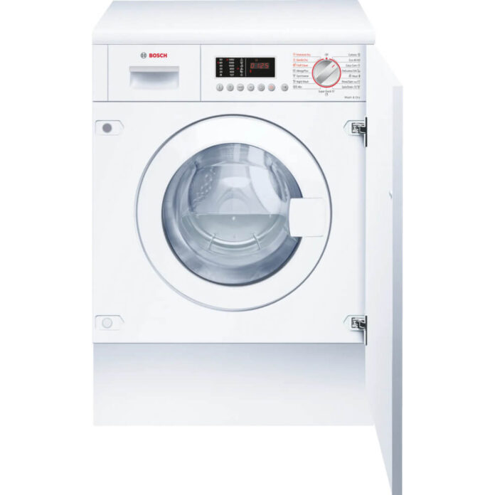 Masina de spalat rufe incorporabila Bosch WKD28543EU, 1355 RPM, 7 Kg spalare, 4 Kg uscare, Clasa E+ Masina de spalat rufe incorporabila Bosch WKD28543EU, 1355 RPM, 7 Kg spalare, 4 Kg uscare, Clasa E+
