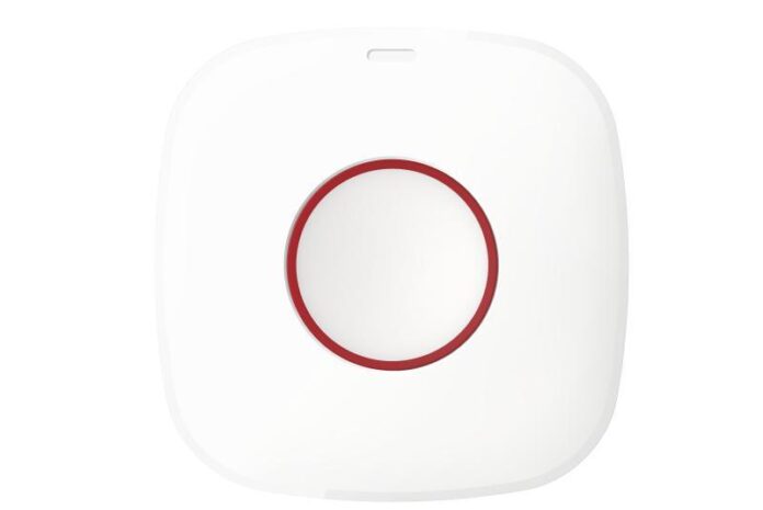Buton de panica wireless Tri-X Hikvision DS-PDEB1-EG2-WE(B), 868MHz, 1x baterie CR2450 3V, IP66