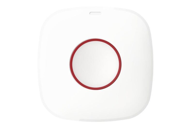 Buton de panica wireless Tri-X Hikvision DS-PDEB1-EG2-WE(B), 868MHz, 1x baterie CR2450 3V, IP66