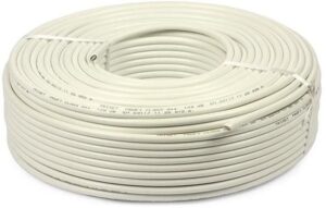 Cablu de alarma cu 4 fire din cupru 100%, ecranat, rola 100m, Elan 4CUEF Cablu de alarma cu 4 fire din cupru 100%, ecranat, rola 100m, Elan 4CUEF