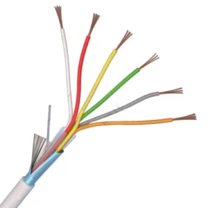 Cablu de alarma, 6 fire, 0.22 cu alimentare, ecranat, 100m, 6CUEF+2X0.75 Cablu de alarma, 6 fire, 0.22 cu alimentare, ecranat, 100m, 6CUEF+2X0.75