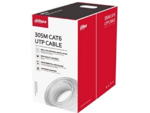 Cablu retea pentru camere IP Dahua, UTP Cat6, cupru OFC, rola 305m, CPR Eca, PoE, PFM923I-6UN-C Cablu retea pentru camere IP Dahua, UTP Cat6, cupru OFC, rola 305m, CPR Eca, PoE, PFM923I-6UN-C