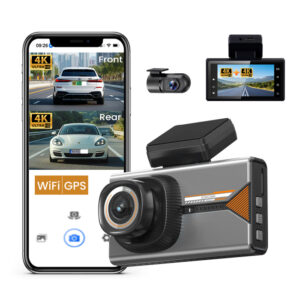 Camera Auto DVR iSEN H006, Negru, Dual Cam 4K Fata + 4K Spate, Ecran 3 , WiFi, GPS, G-Sensor, Parking Monitor, Suport Card 256GB Camera Auto DVR iSEN H006, Negru, Dual Cam 4K Fata + 4K Spate, Ecran 3 , WiFi, GPS, G-Sensor, Parking Monitor, Suport Card 256GB