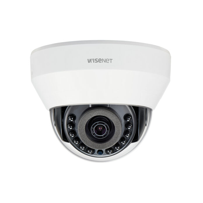 Camera supraveghere IP Dome Hanwha Wisenet LND-6010R, 2 MP, IR 20 m, 3 mm, slot card, PoE Camera supraveghere IP Dome Hanwha Wisenet LND-6010R, 2 MP, IR 20 m, 3 mm, slot card, PoE