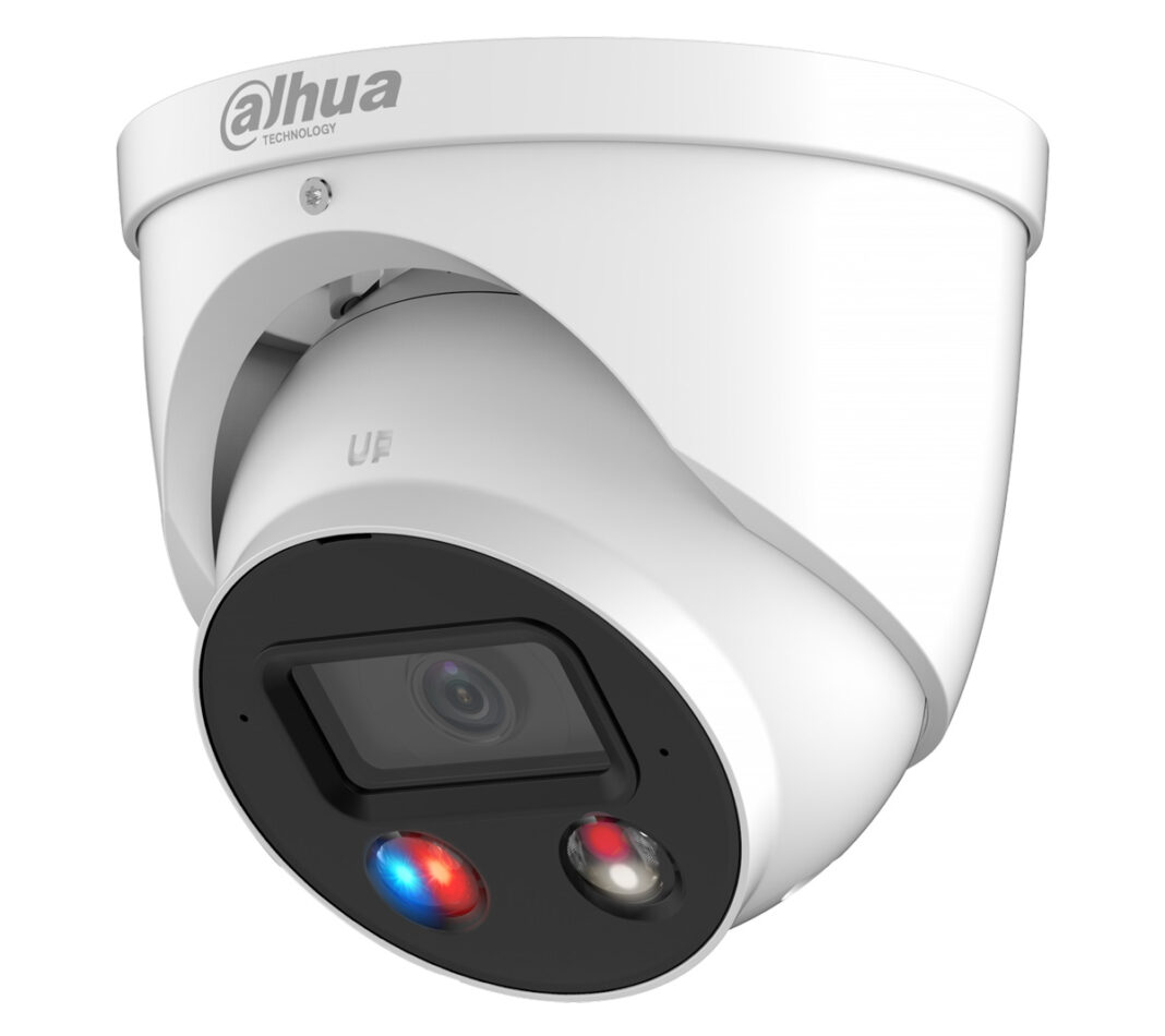 Camera IP, WizSense, 5MP, lentila 2.8mm, IR si LED 30m, Smart Dual Illumination, Active Deterrance, Microfon si difuzor, PoE, IP67, Dahua IPC-HDW3549H-AS-PV-0280B-S4