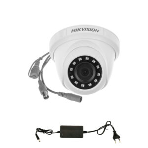 Camera supraveghere Dome Hikvision TurboHD DS-2CE56D0T-IRPF C, 2 MP, IR 20 m, 2.8 mm + alimentator Camera supraveghere Dome Hikvision TurboHD DS-2CE56D0T-IRPF C, 2 MP, IR 20 m, 2.8 mm + alimentator