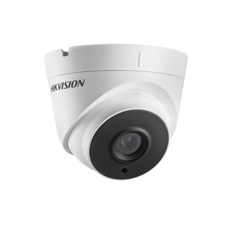 Camera supraveghere Dome Hikvision TurboHD DS-2CE56D0T-IT3F, 2 MP, IR 40 m, 2.8 mm + alimentator