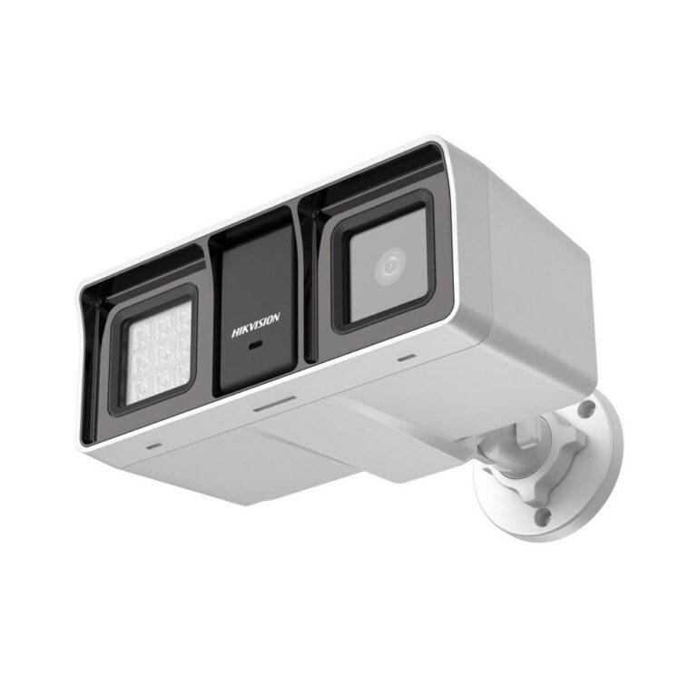 Sistem supraveghere exterior cu HDD 2 TB HikVision, 8 camere, 2 MP, IR/lumina alba 60 m, 2.8 mm, microfon