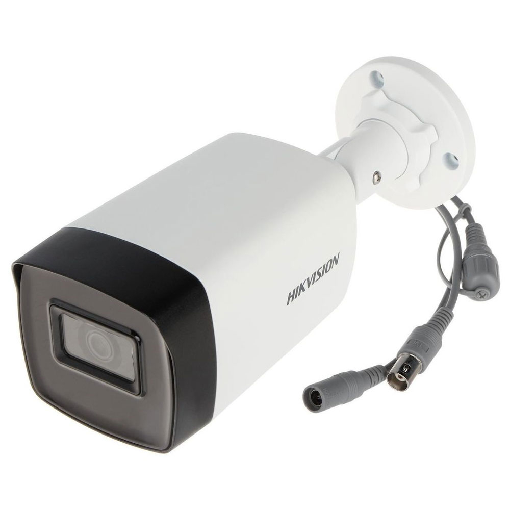Kit Camera supraveghere exterior Hikvision DS-2CE17H0T-IT3F2C, 5 MP, 2.8 mm, IR 40 m Kit Camera supraveghere exterior Hikvision DS-2CE17H0T-IT3F2C, 5 MP, 2.8 mm, IR 40 m