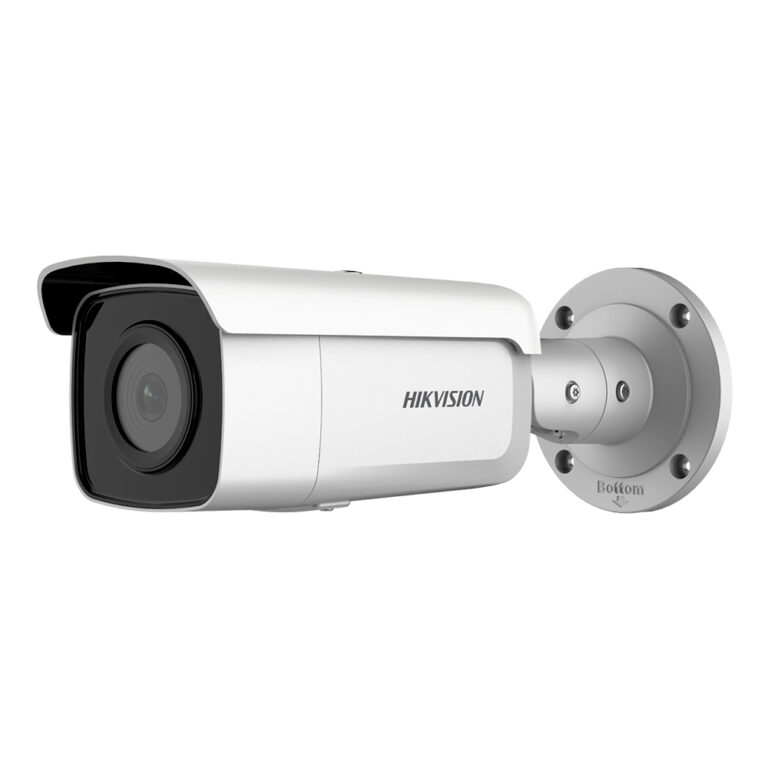 Camera supraveghere exterior IP Hikvision AcuSense DS-2CD2T46G2-ISU/SL, 4 MP, IR 60 m, 2.8 mm, microfon, PoE