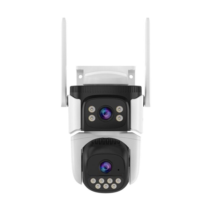 Camera supraveghere IP Speed Dome WiFi PT Vstarcam Dual Lens CS621DR, 3 MP, 4 mm, microfon si difuzor, slot card, 360 grade, smart tracking, detectie umana, night vision Camera supraveghere IP Speed Dome WiFi PT Vstarcam Dual Lens CS621DR, 3 MP, 4 mm, microfon si difuzor, slot card, 360 grade, smart tracking, detectie umana, night vision