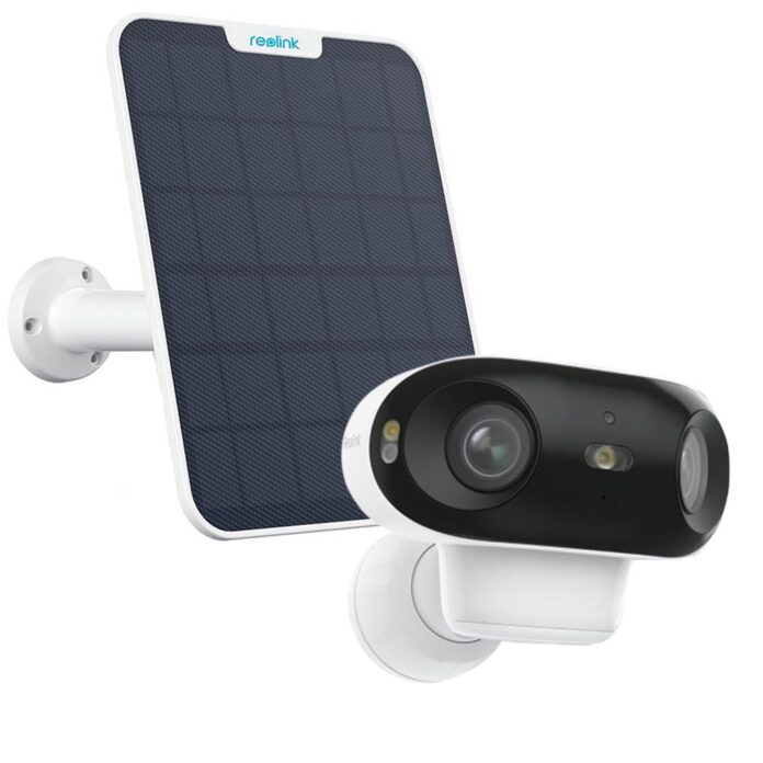 Camera supraveghere panoramica wireless cu panou solar Reolink Argus 4 Pro B740X, 4K, 4 mm, lumina alba, microfon, difuzor, acumulator 5000mAh, bluetooth, WiFi, slot card Camera supraveghere panoramica wireless cu panou solar Reolink Argus 4 Pro B740X, 4K, 4 mm, lumina alba, microfon, difuzor, acumulator 5000mAh, bluetooth, WiFi, slot card