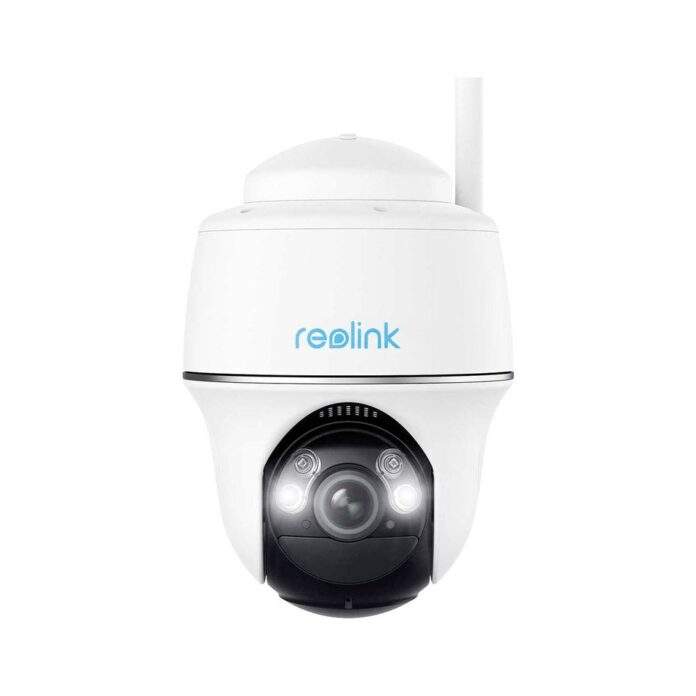 Camera supraveghere rotativa PT wireless WiFi Reolink Argus PT B430, 5 MP, pan si tilt, IR / lumina alba 10 m, microfon, difuzor, slot card, detectie persoane / vehicule / animale, acumulator 21.6 Wh Camera supraveghere rotativa PT wireless WiFi Reolink Argus PT B430, 5 MP, pan si tilt, IR / lumina alba 10 m, microfon, difuzor, slot card, detectie persoane / vehicule / animale, acumulator 21.6 Wh