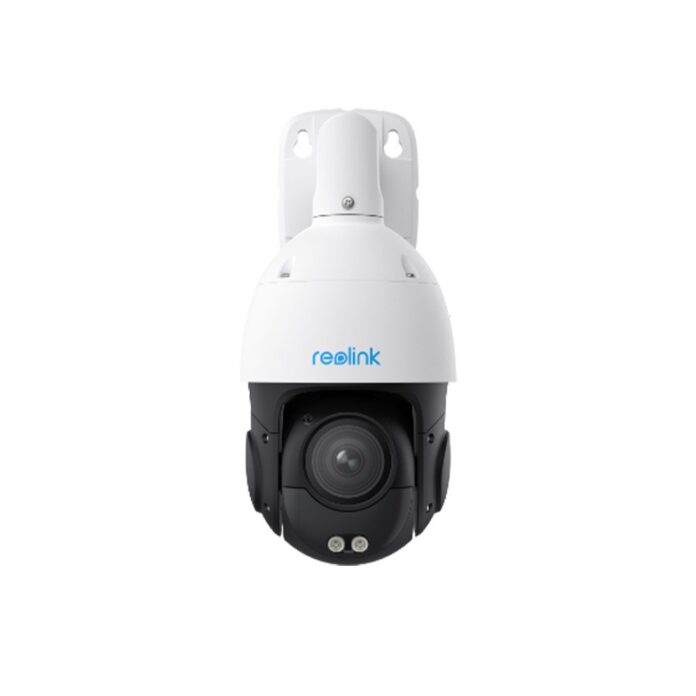 Camera supraveghere rotativa speed dome PTZ IP Reolink P840, 4K, Zoom 5X, IR / lumina alba 60 m, PoE, detectie persoane / vehicule / animale, slot card, microfon, difuzor Camera supraveghere rotativa speed dome PTZ IP Reolink P840, 4K, Zoom 5X, IR / lumina alba 60 m, PoE, detectie persoane / vehicule / animale, slot card, microfon, difuzor