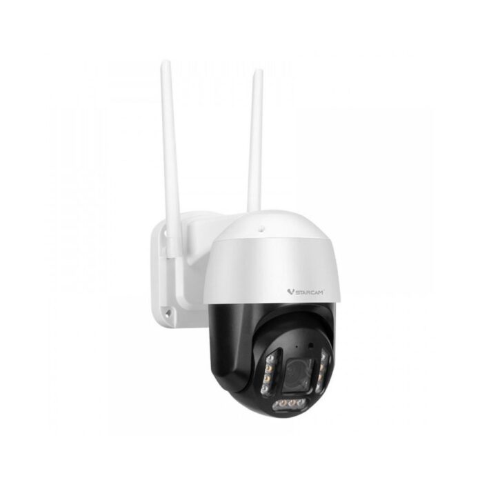 Camera supraveghere rotativa wireless IP WiFi Speed Dome Full Color PTZ VStarcam CS68Q-X5, 4 MP, IR/lumina alba 20 m, microfon si difuzor, slot card, 5x Camera supraveghere rotativa wireless IP WiFi Speed Dome Full Color PTZ VStarcam CS68Q-X5, 4 MP, IR/lumina alba 20 m, microfon si difuzor, slot card, 5x