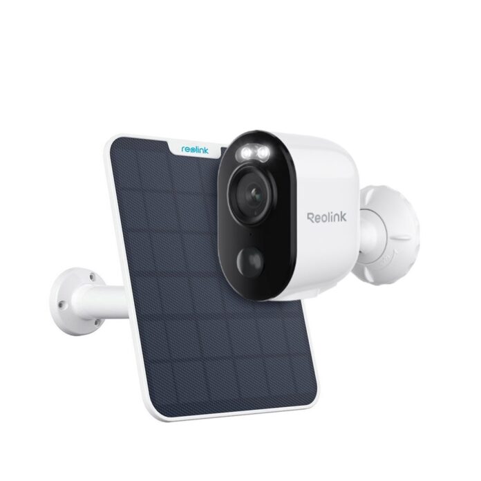 Camera supraveghere wireless cu panou solar Reolink Argus 3E B310, 3 MP, 4 mm, IR / lumina alba 10 m, WiFi, detectie persoane / vehicule / animale, acumulator 5200mAh, microfon, difuzor Camera supraveghere wireless cu panou solar Reolink Argus 3E B310, 3 MP, 4 mm, IR / lumina alba 10 m, WiFi, detectie persoane / vehicule / animale, acumulator 5200mAh, microfon, difuzor