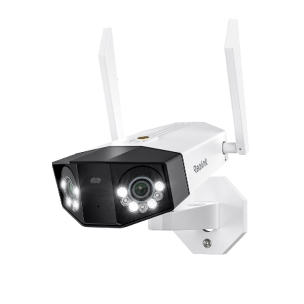 Camera supraveghere wireless cu lentila duala IP WiFi 6 Reolink Duo 3 W750, 8+8 MP, IR 30 m, 2.8 mm, 180 grade, slot card, microfon si difuzor, detectie miscare/om/animal, auto-tracking, sirena, vizualizare de pe telefon, IP67 Camera supraveghere wireless cu lentila duala IP WiFi 6 Reolink Duo 3 W750, 8+8 MP, IR 30 m, 2.8 mm, 180 grade, slot card, microfon si difuzor, detectie miscare/om/animal, auto-tracking, sirena, vizualizare de pe telefon, IP67
