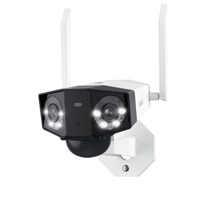 Camera supraveghere wireless GSM 4G Reolink Duo 2 LTE G750, 8 MP, unghi vizual 180 grade, slot card, lumina alba/IR 30 m, 10.400 mAh, detectie oameni/vehicule, microfon, difuzor, PIR Camera supraveghere wireless GSM 4G Reolink Duo 2 LTE G750, 8 MP, unghi vizual 180 grade, slot card, lumina alba/IR 30 m, 10.400 mAh, detectie oameni/vehicule, microfon, difuzor, PIR
