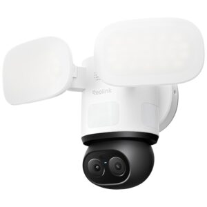 Camera supraveghere rotativa IP Speed Dome PTZ cu lentila duala Reolink TrackFlex Floodlight Full Color F850P, 8MP, 2.8/8 mm, PIR, slot card, IR/lumina alba 30 m, 2800 lumeni, microfon si difuzor, sirena, detectie smart, auto-tracking, PoE Camera supraveghere rotativa IP Speed Dome PTZ cu lentila duala Reolink TrackFlex Floodlight Full Color F850P, 8MP, 2.8/8 mm, PIR, slot card, IR/lumina alba 30 m, 2800 lumeni, microfon si difuzor, sirena, detectie smart, auto-tracking, PoE