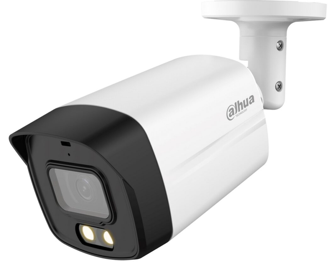 Camera exterior 5MP FULL COLOR Dahua HAC-HFW1509TLM-A-LED-0360B-S2, 3,6mm, iluminare alba 40m, IP67