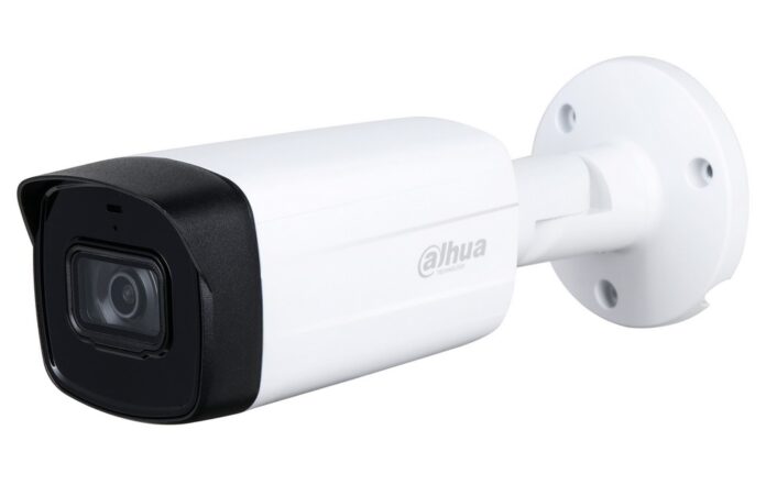 Camera de supraveghere exterior HDCVI, 2MP, lentila 2.8mm, IR 40m, Microfon, IP67, Dahua HAC-HFW1200TH-I4-A