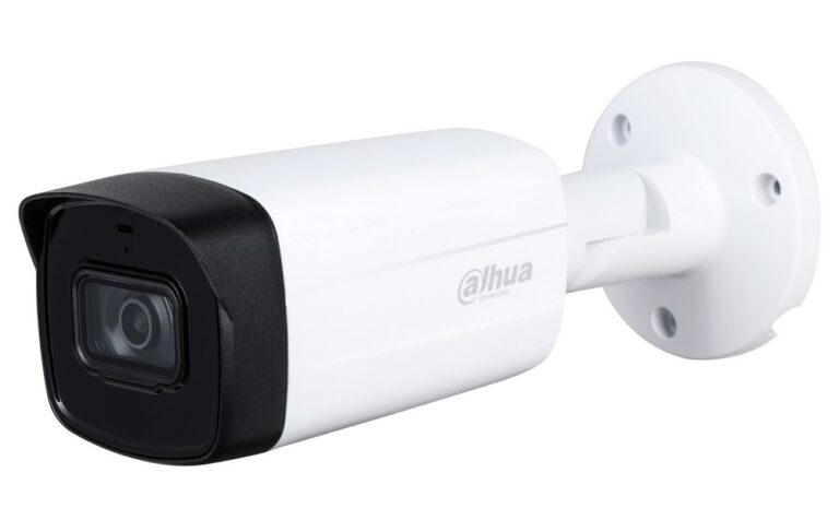 Camera de supraveghere exterior HDCVI, 2MP, lentila 2.8mm, IR 40m, Microfon, IP67, Dahua HAC-HFW1200TH-I4-A