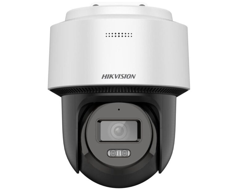 Camera IP PT Hikvision DS-2DE2C400MWG-E(2.8mm), 4MP 2K, IR si LED alb 30m, Detectie Umana, Audio, PoE, slot microSD, IP66