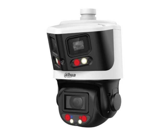 Camera Speed Dome IP PTZ Dahua, WizSense, 8MP+4MP, 10x, Alarma, Iluminare Duala, Audio, IP66, SDT3E410-8P-MB-A-PV1