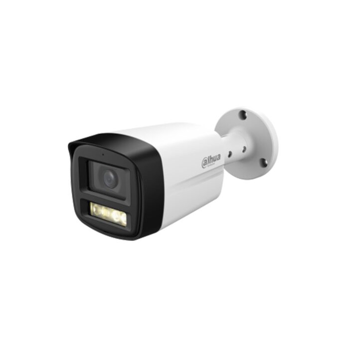 Camera supraveghere exterior cu iluminare duala Dahua HAC-HFW1500TLM-A-S3-DIP, 5 MP, 3.6 mm, IR/lumina alba 40 m, microfon Camera supraveghere exterior cu iluminare duala Dahua HAC-HFW1500TLM-A-S3-DIP, 5 MP, 3.6 mm, IR/lumina alba 40 m, microfon